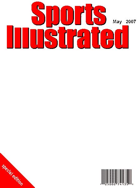 Sports Illustrated Cover Template